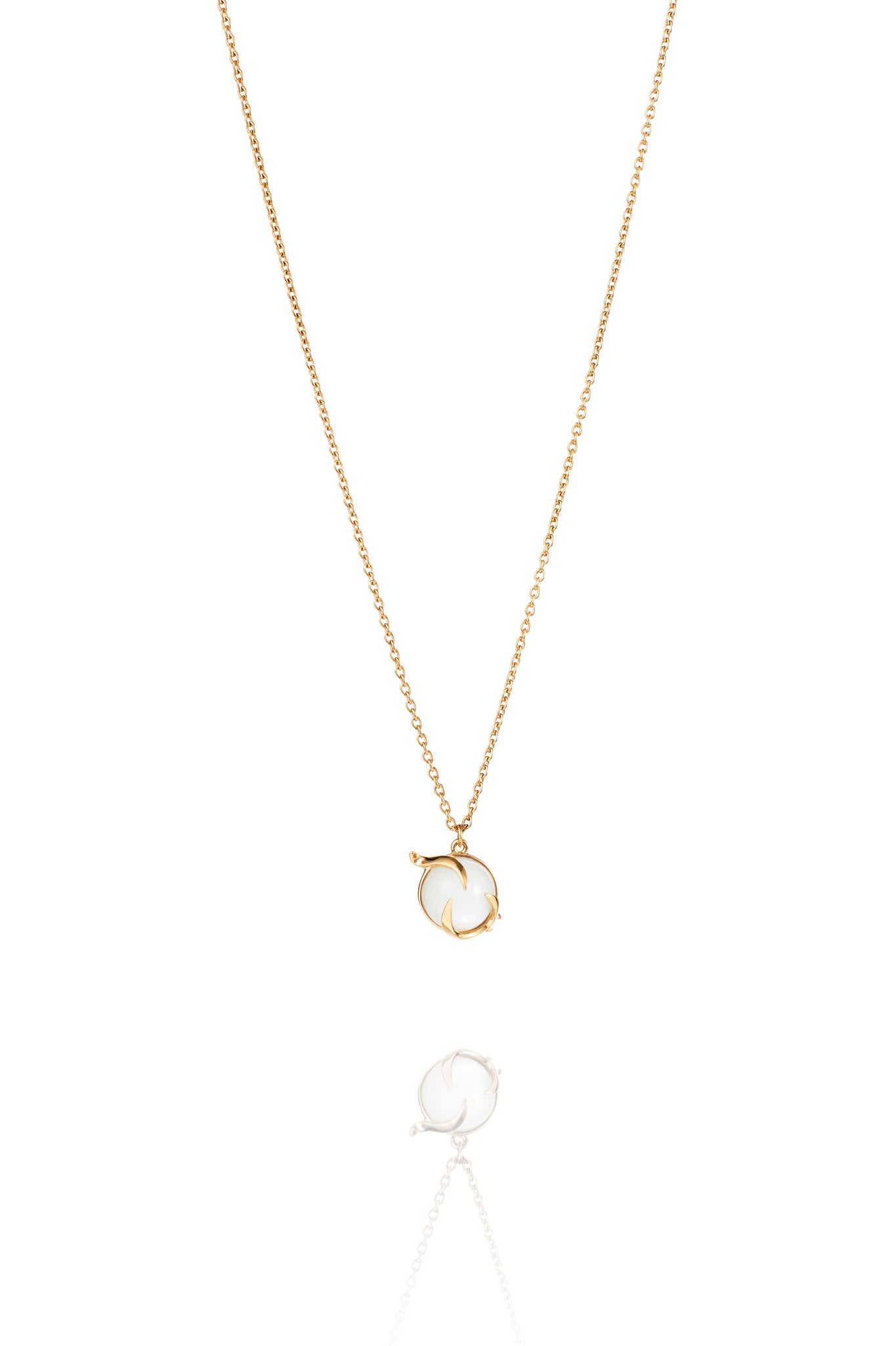 Efva Attling Frö Necklace kullattu hopeakaulakoru