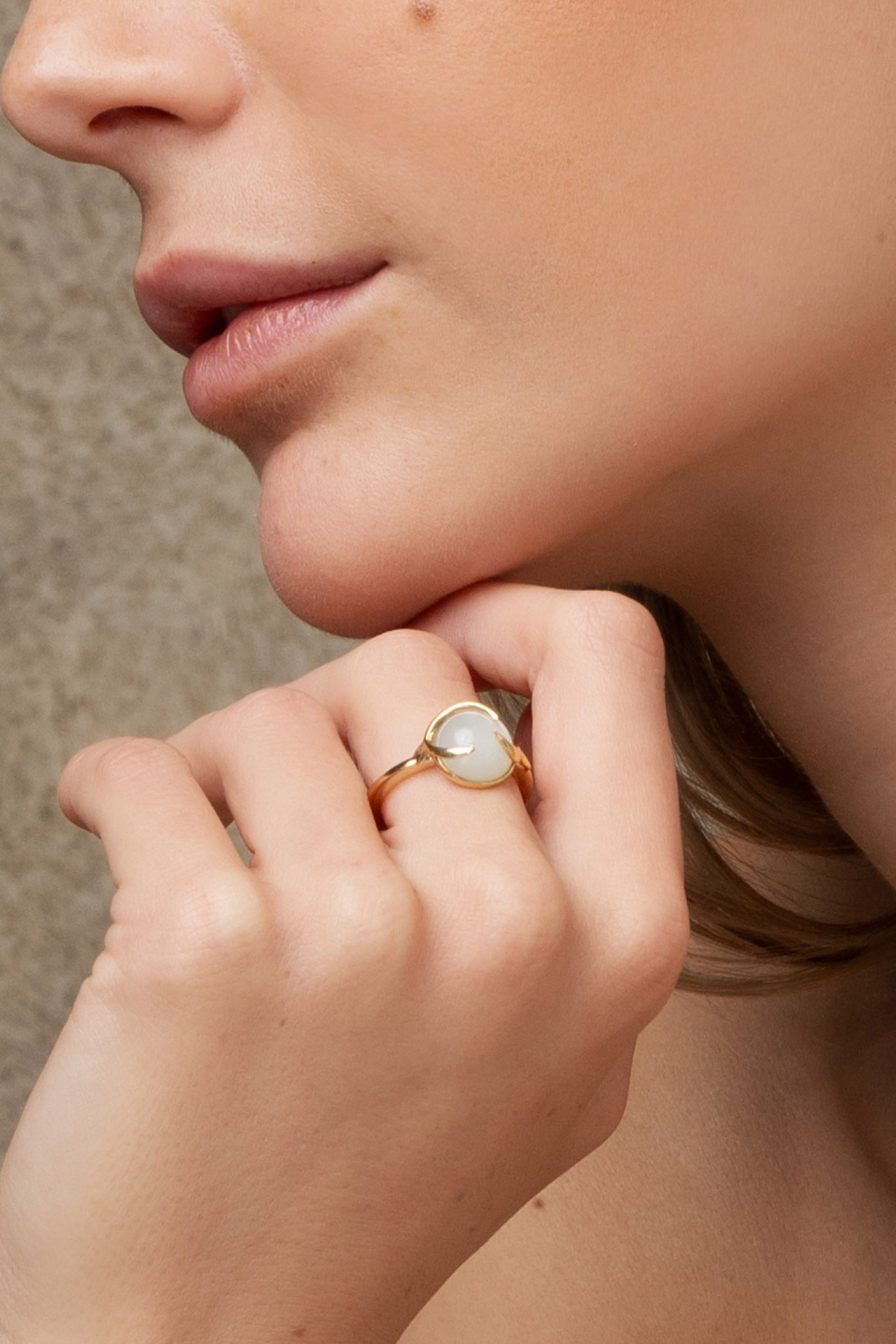 Efva Attling Frö Ring kullattu hopeasormus