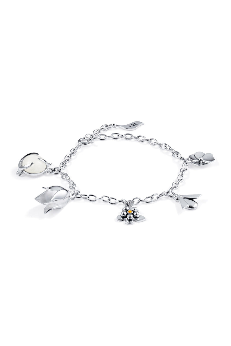 Efva Attling Garden Bracelet hopeinen rannekoru 14-100-02346 tuotekuva
