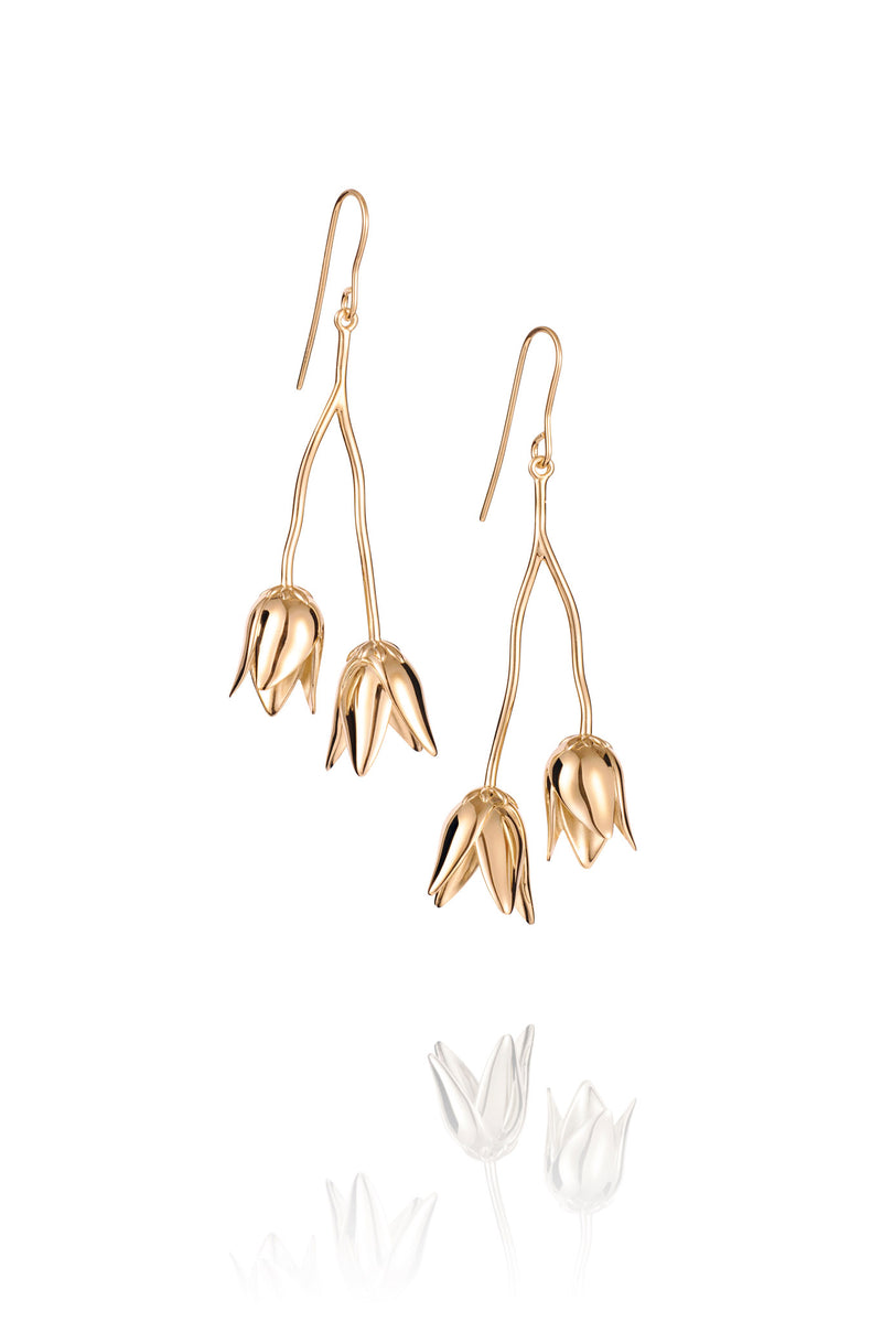 Efva Attling Helleborus Earrings kullatut hopeakorvakorut 12-108-02348 tuotekuva