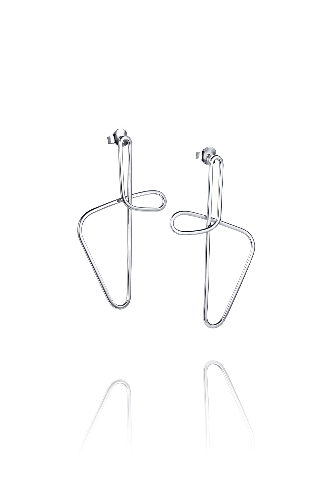 Efva Attling Intersection hopeiset korvakorut