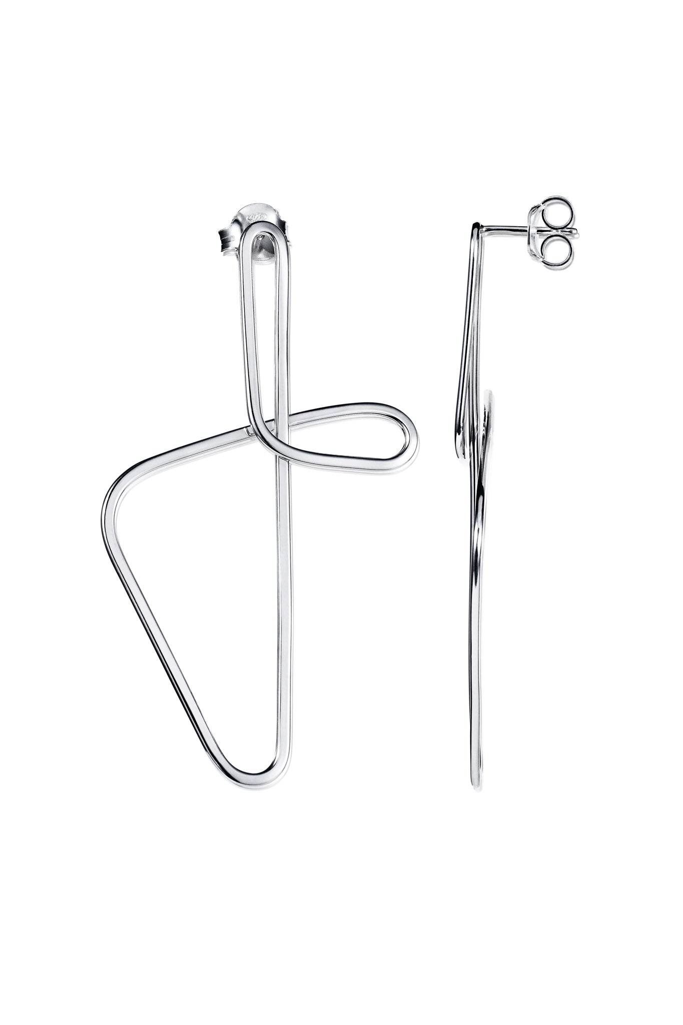 Efva Attling Intersection hopeiset korvakorut