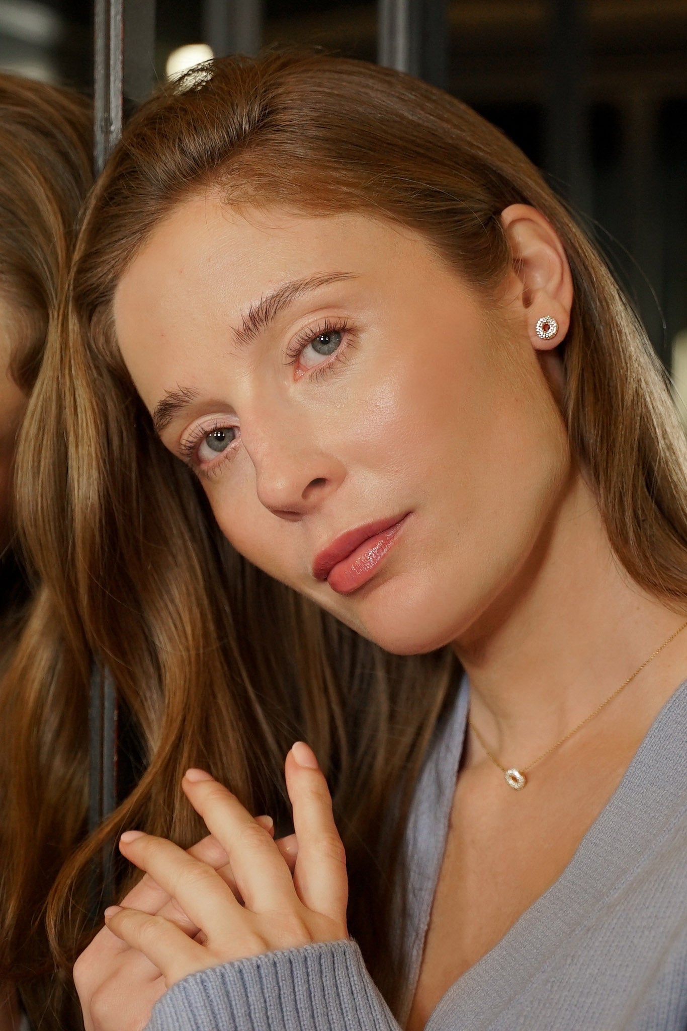 Efva Attling Lifesaver & Stars Ear kultaiset timanttikorvakorut