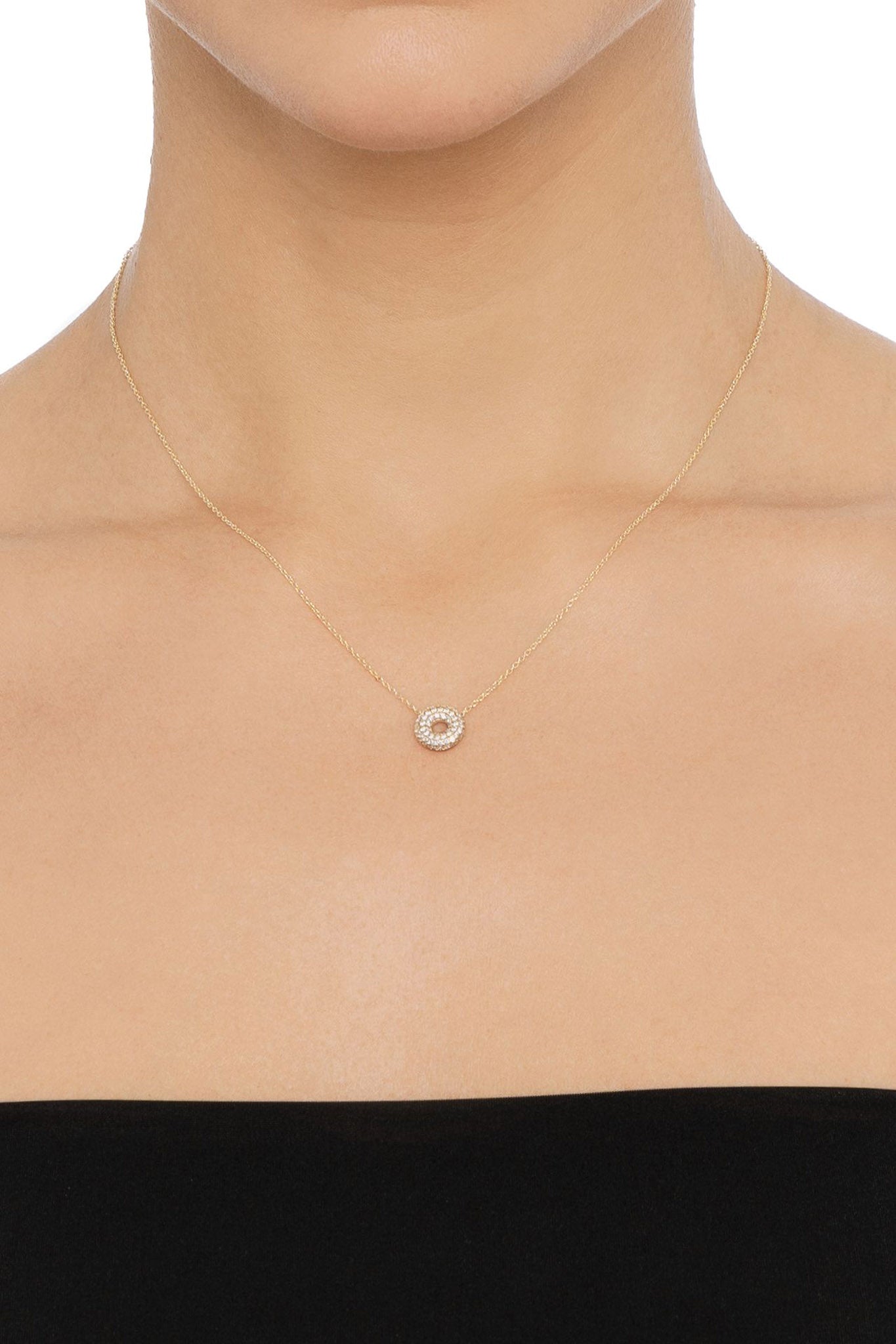 Efva Attling Lifesaver & Stars kultainen timanttikaulakoru