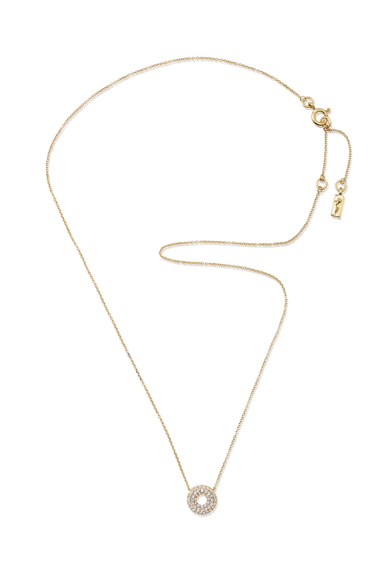 Efva Attling Lifesaver & Stars kultainen timanttikaulakoru