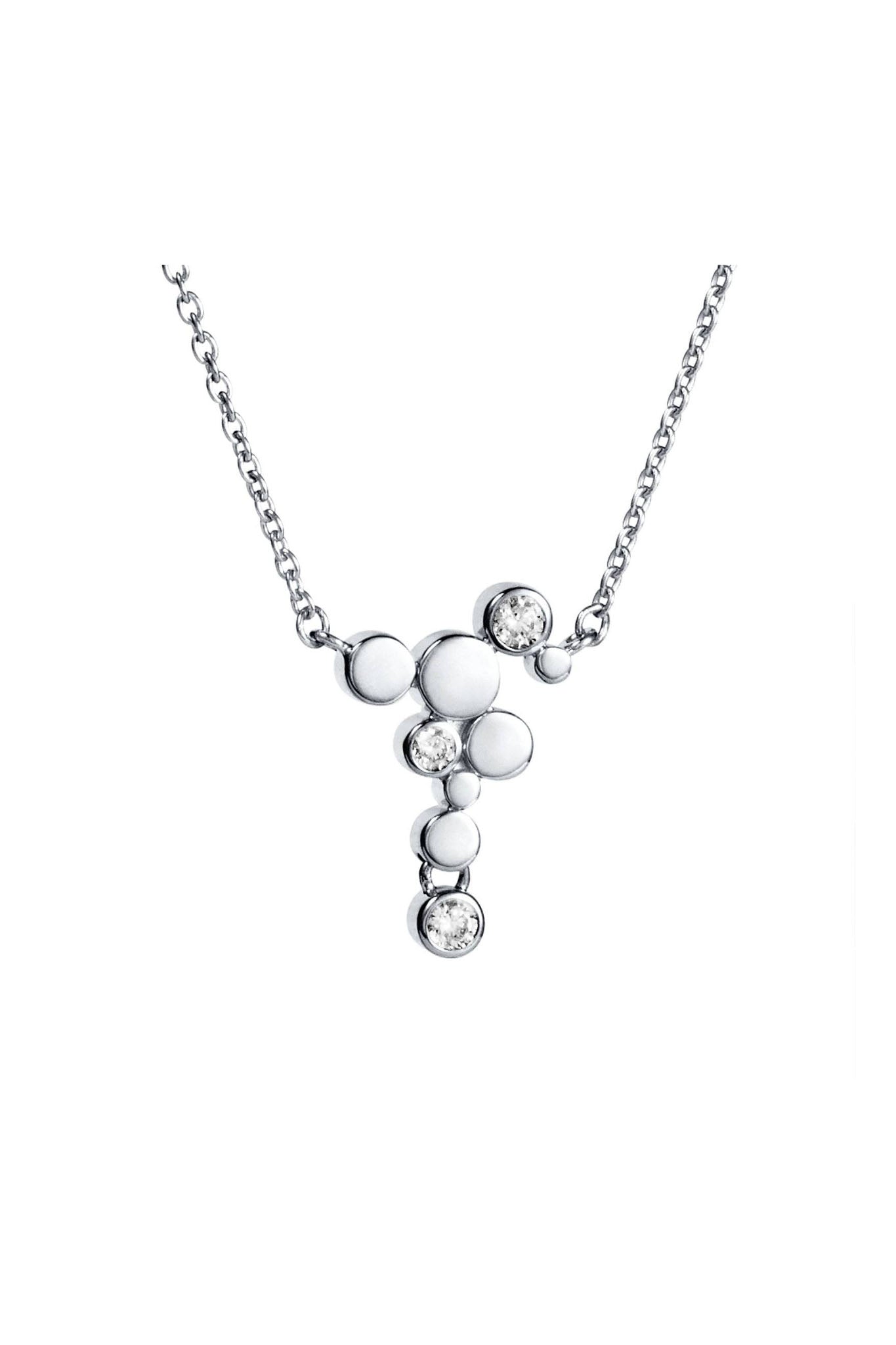 Efva Attling Little Champagne Necklace hopeinen kaulakoru