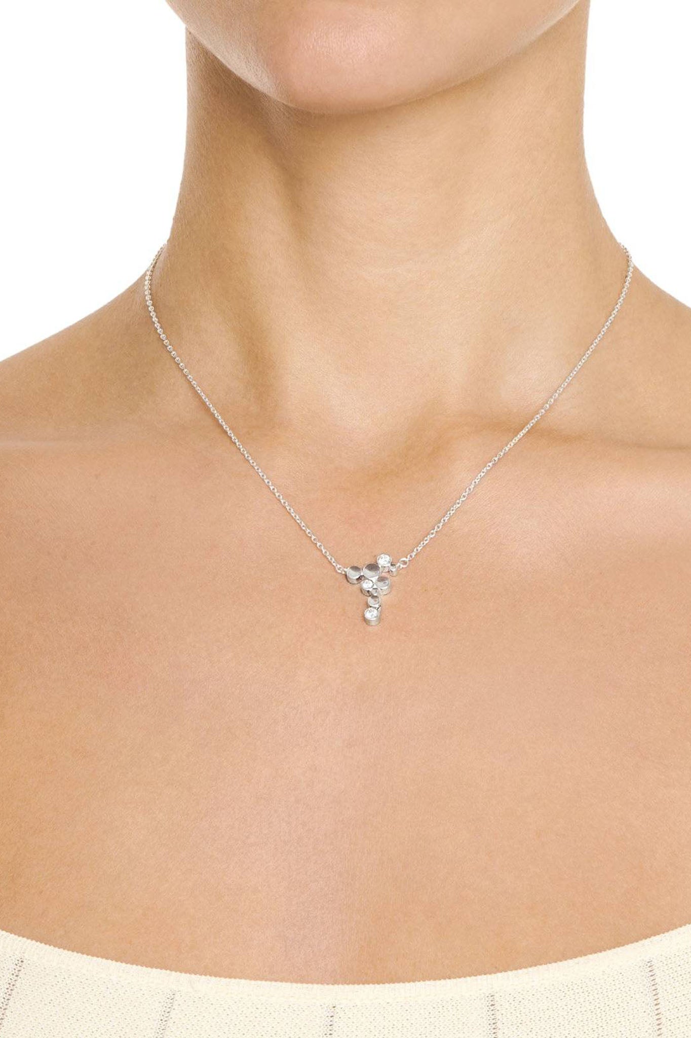 Efva Attling Little Champagne Necklace hopeinen kaulakoru