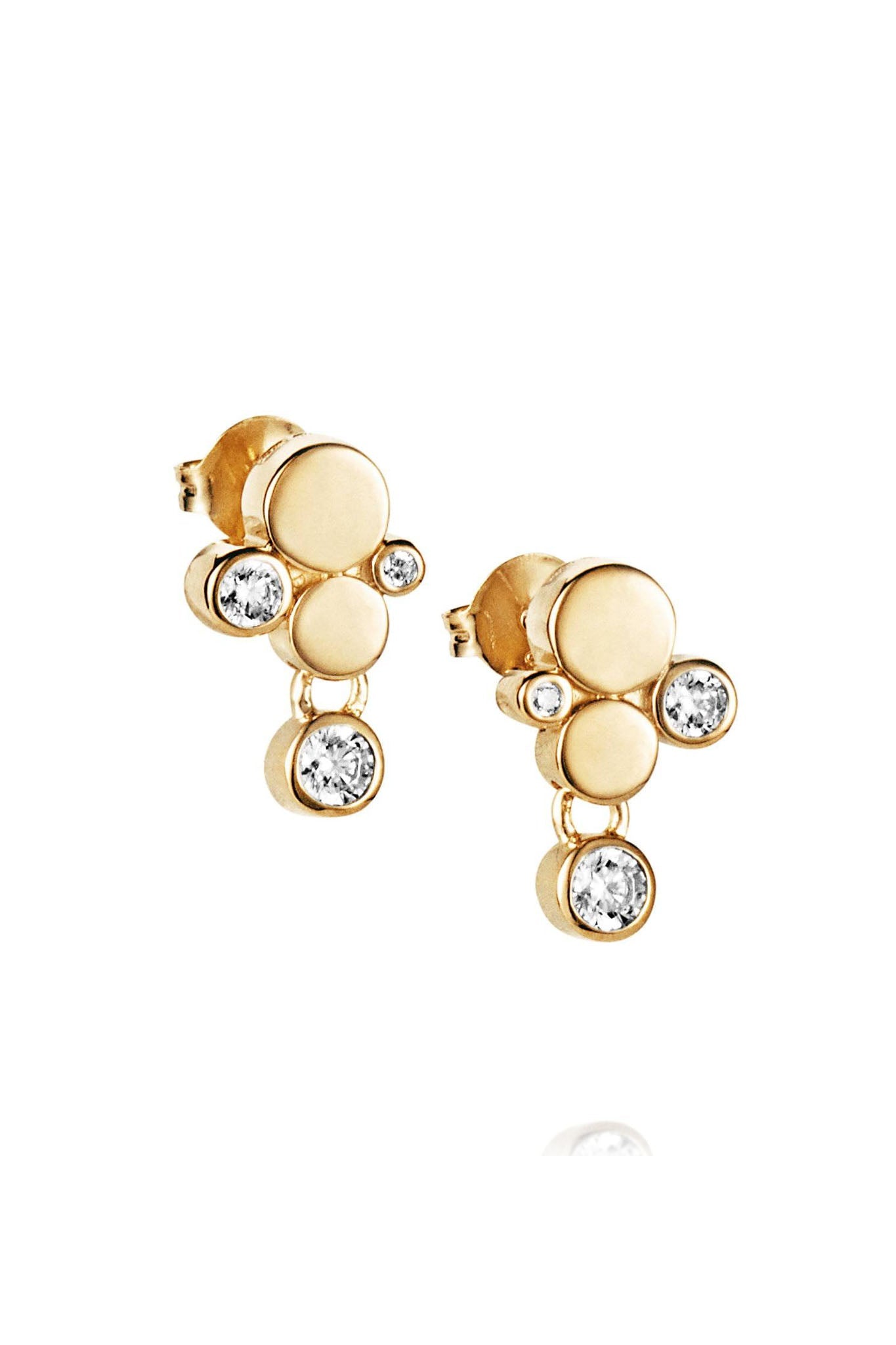 Efva Attling Little Champagne & Stars Ear kultaiset korvakorut