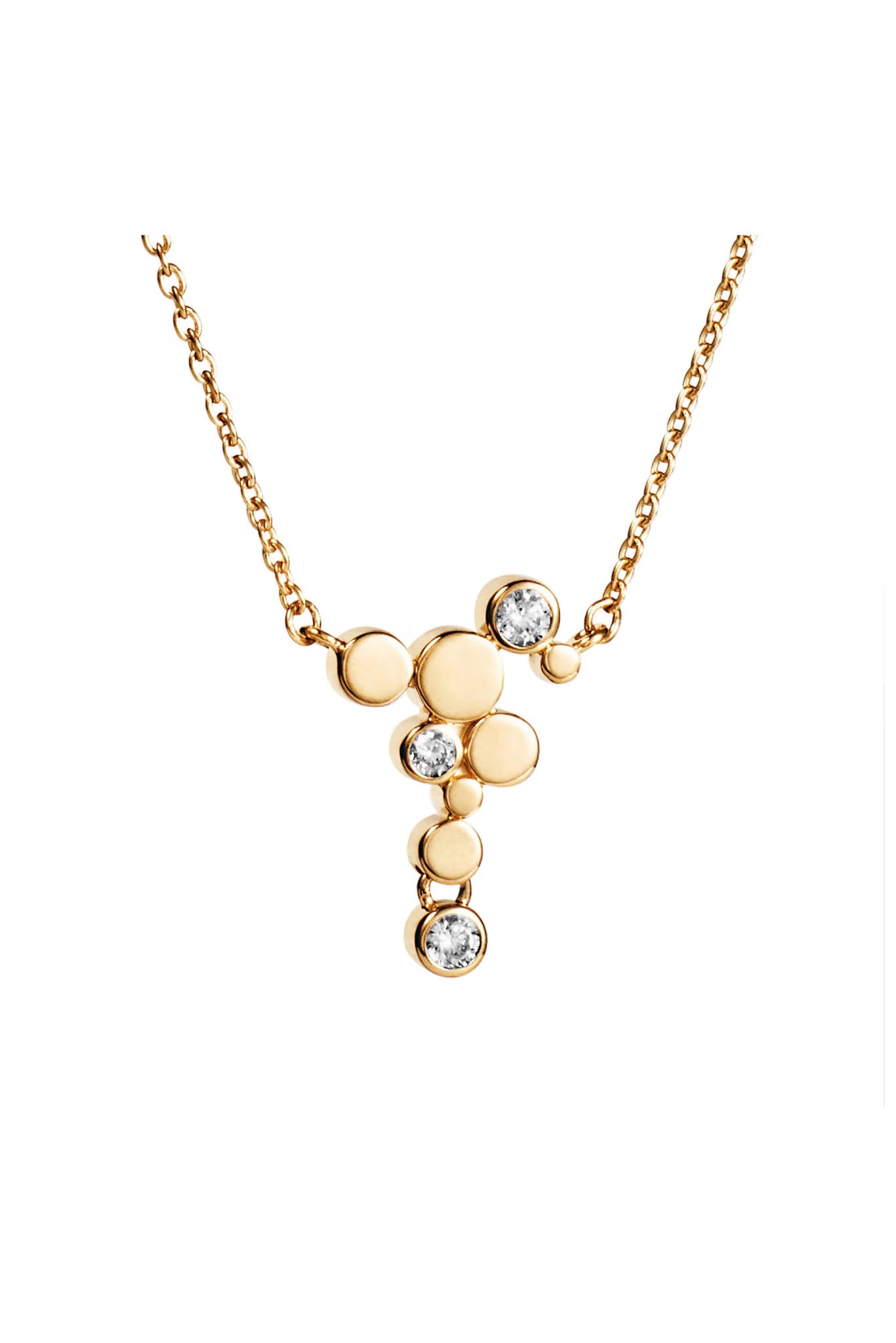 Efva Attling Little Champagne & Stars Necklace kultainen kaulakoru