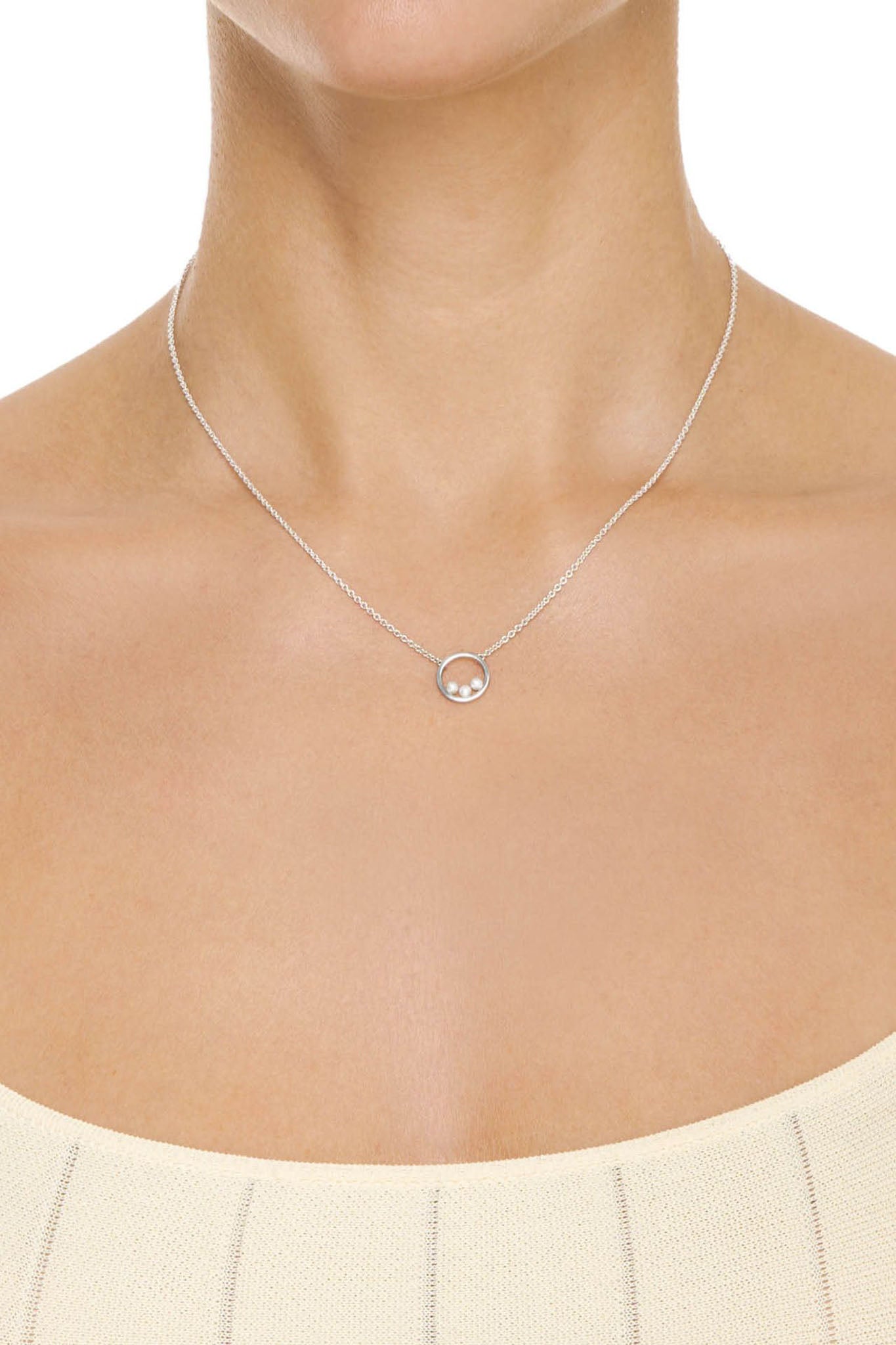 Efva Attling Little Roller Coaster Necklace keltakultainen kaulakoru