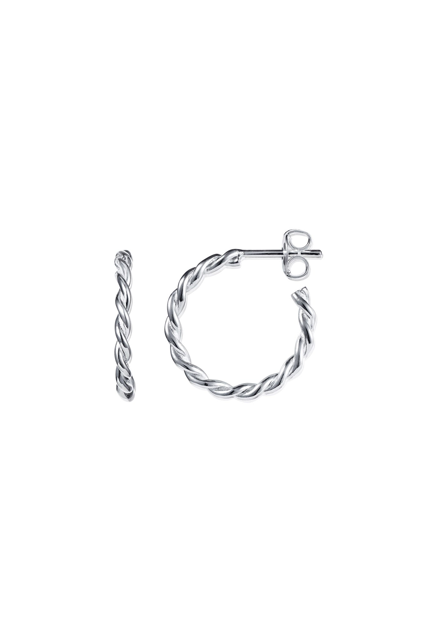 Efva Attling Little Wrapped Hoop hopeiset korvakorut