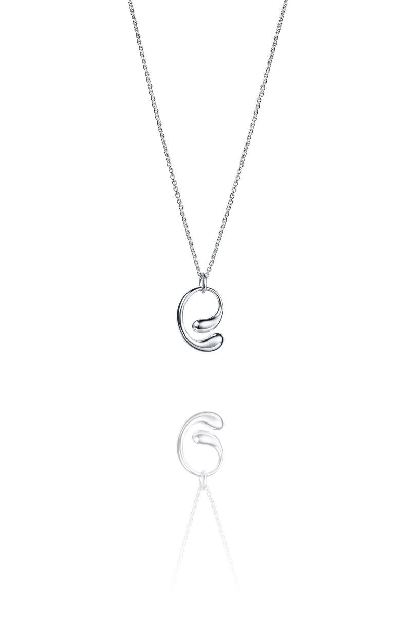 Efva Attling Love Buddies riipus hopeinen kaulakoru 11-100-02223 tuotekuva