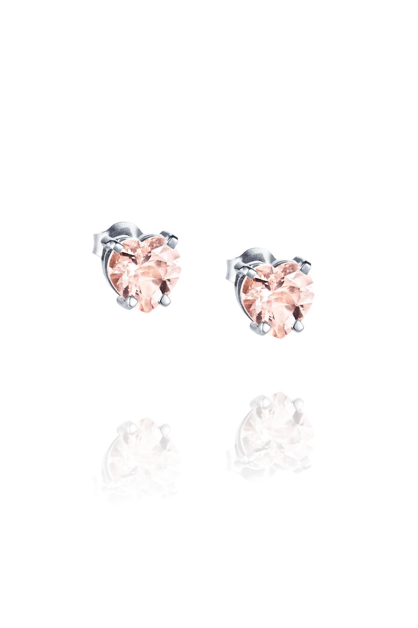 Efva Attling Lovely Heart Ear valkokultaiset korvakorut