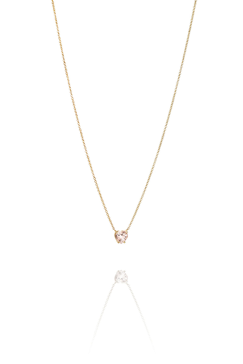 Efva Attling Lovely Heart Necklace kultainen kaulakoru 10-101-02238 tuotekuva