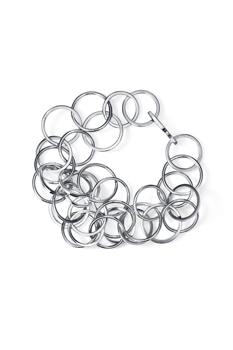 Efva Attling Messy Ring Bracelet hopeinen rannekoru 14-100-02359 tuotekuva