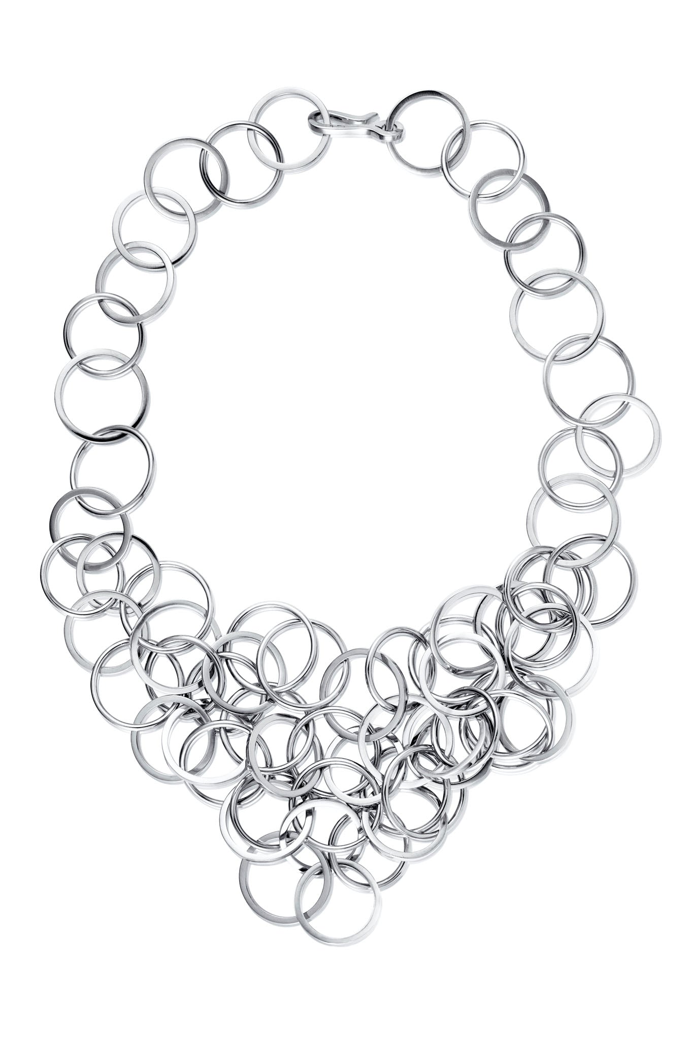 Efva Attling Messy Ring Collier hopeinen kaulakoru