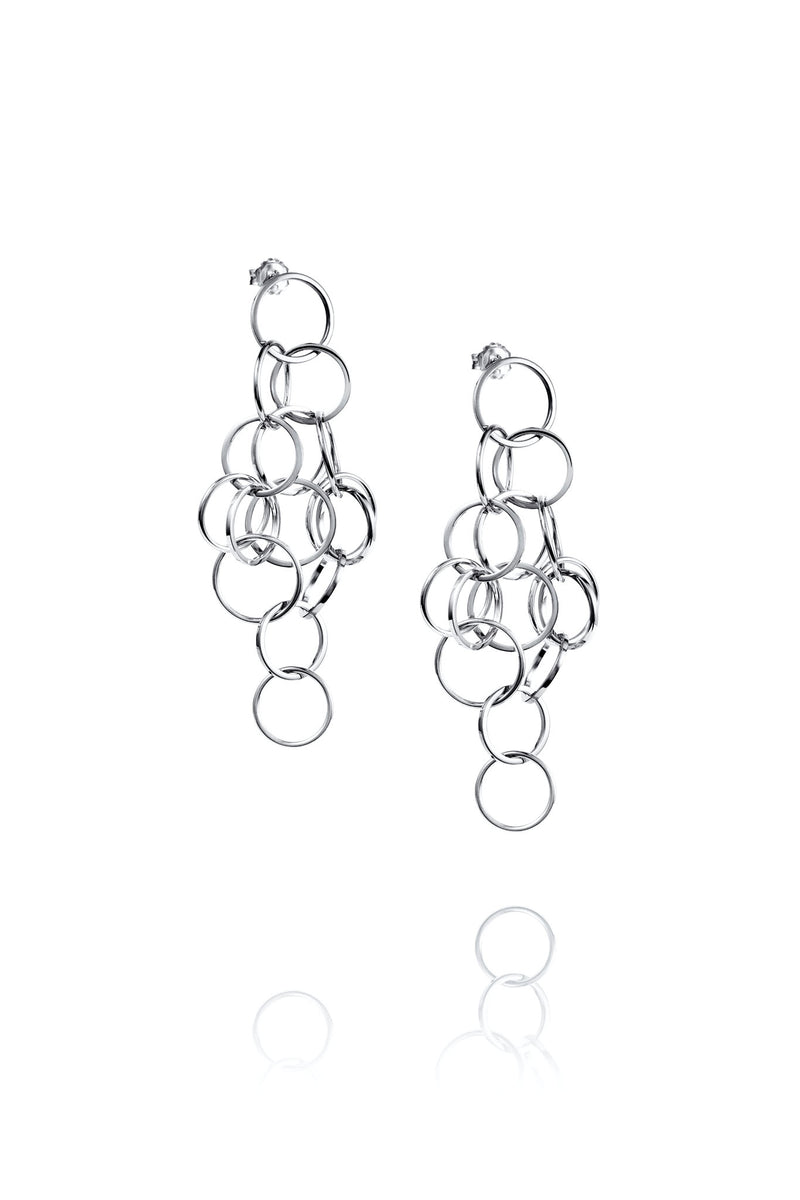 Efva Attling Messy Ring Earrings hopeiset korvakorut 12-100-02360 tuotekuva