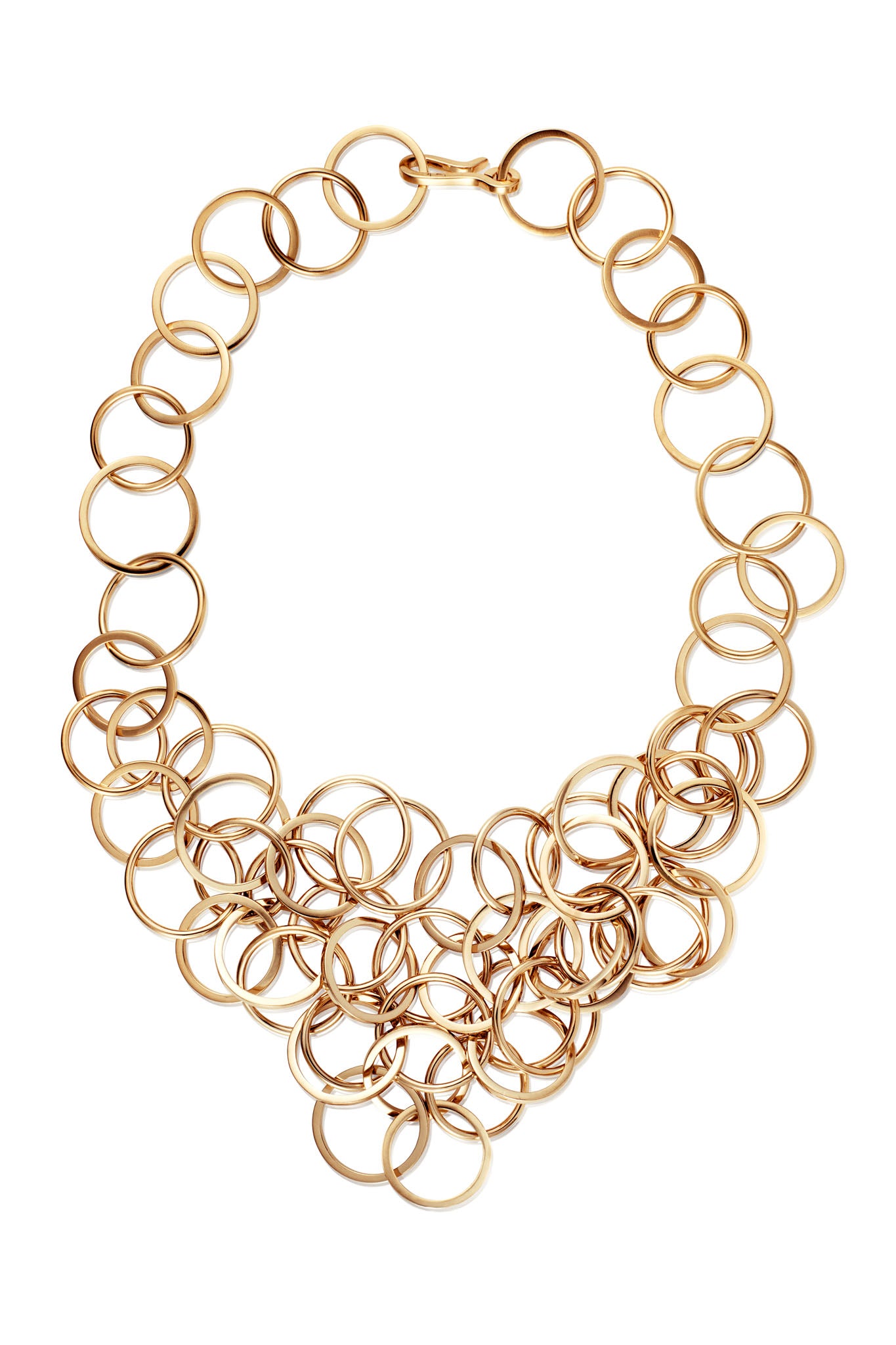 Efva Attling Messy Rings Collier kullattu hopeinen kaulakoru