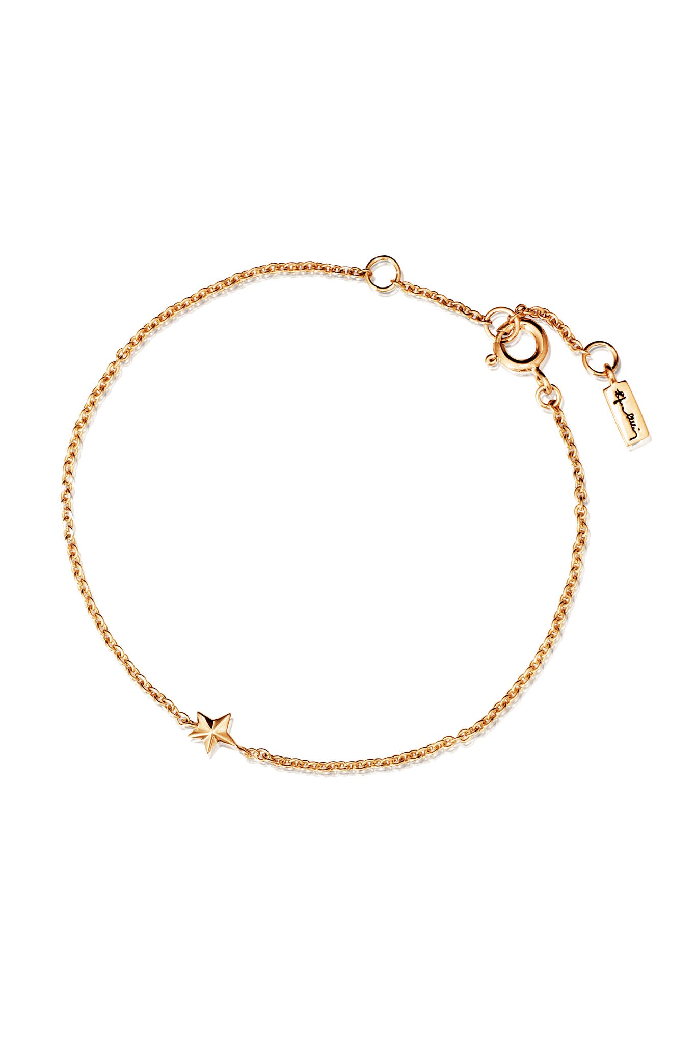 Efva Attling Micro Catch A Falling Star Bracelet keltakultainen rannekoru