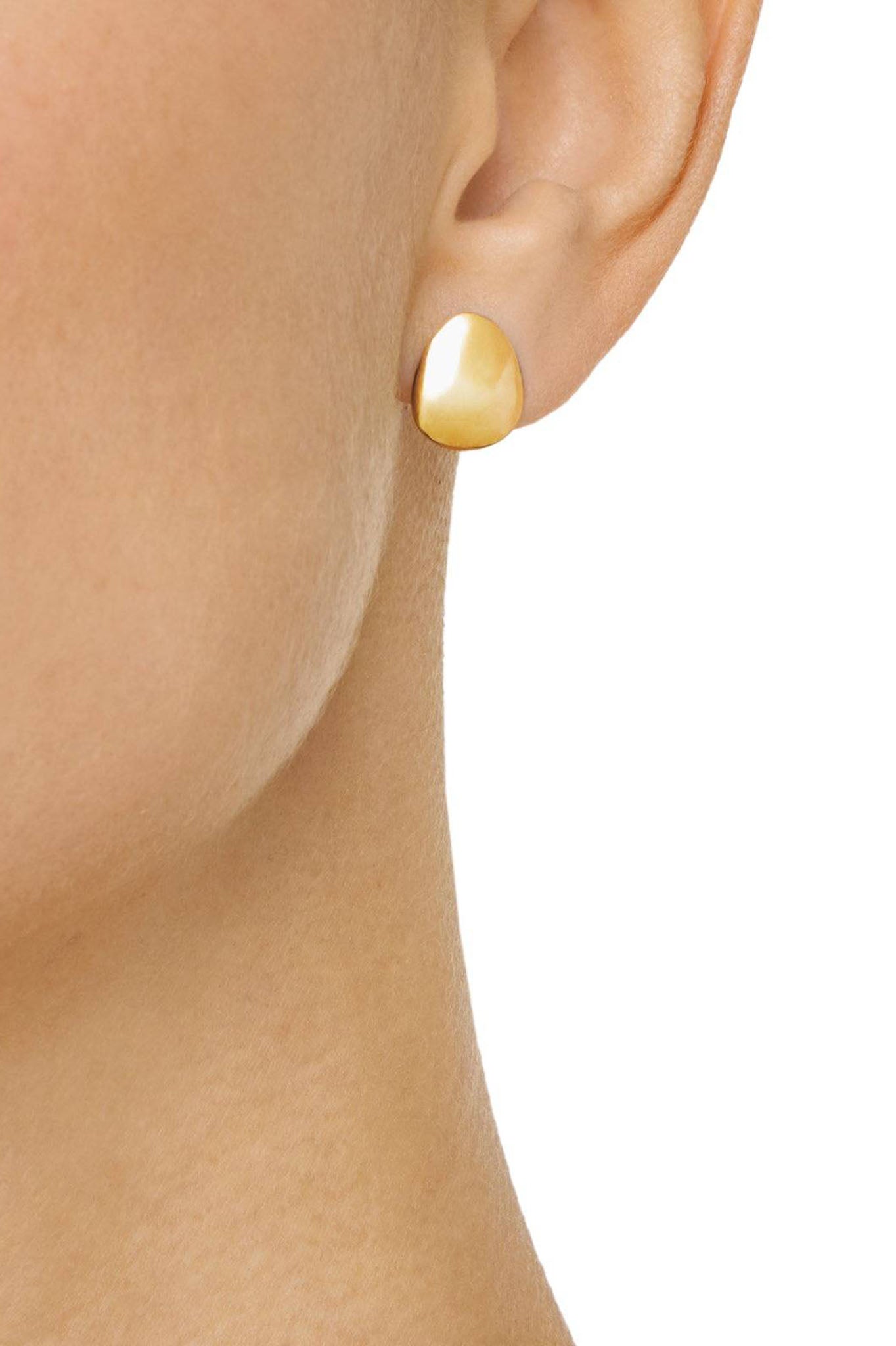 Efva Attling Mini Rose Petal Ear kultaiset korvakorut