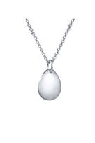 Efva Attling Mini Rose Petal Pendant hopeinen kaulakoru