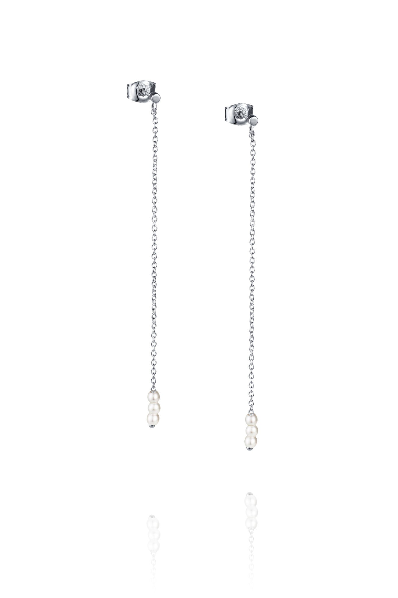 Efva Attling My Little Pearl Earrings hopeiset korvakorut