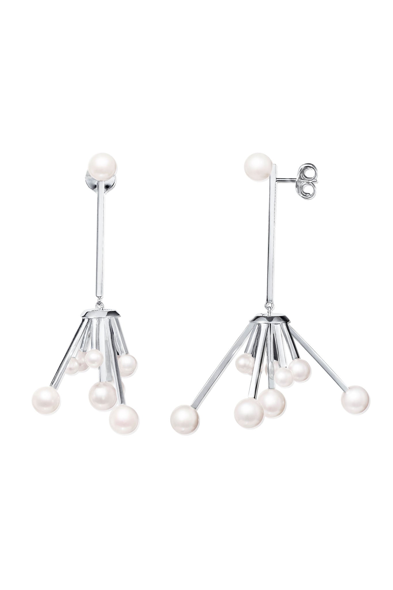 Efva Attling Pearl Explosion Ear hopeiset korvakorut