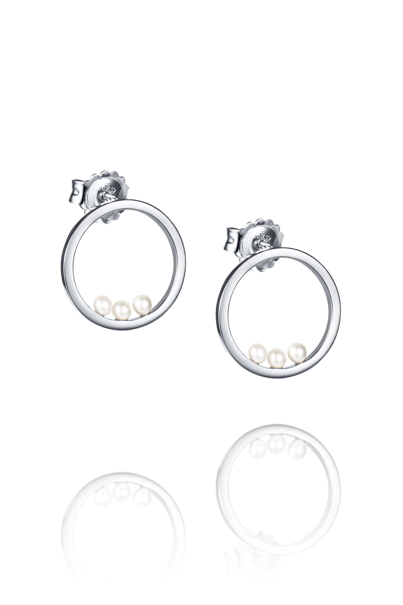 Efva Attling Roller Coaster Ear hopeiset korvakorut