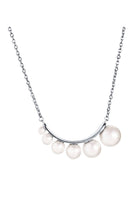 Efva Attling Strings Of Pearls Necklace hopeinen kaulakoru