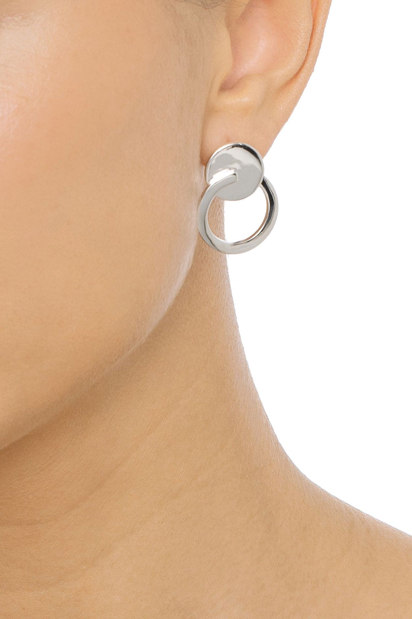 Efva Attling Tubular Bell Ear hopeiset korvakorut