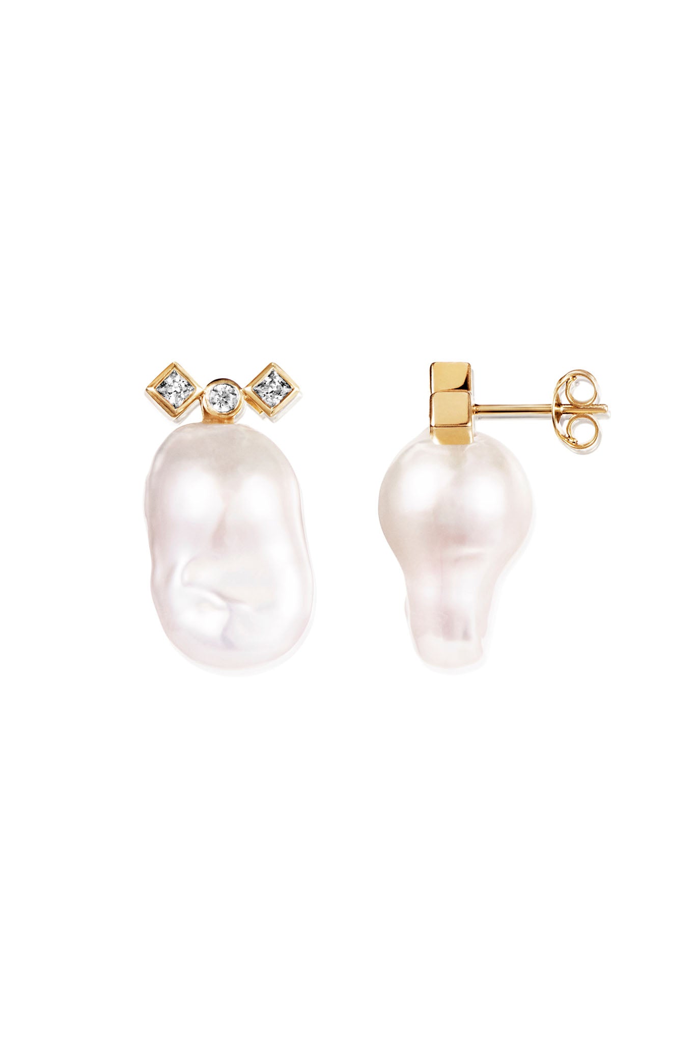 Efva Attling Twinkle & Unique Ear keltakultaiset korvakorut