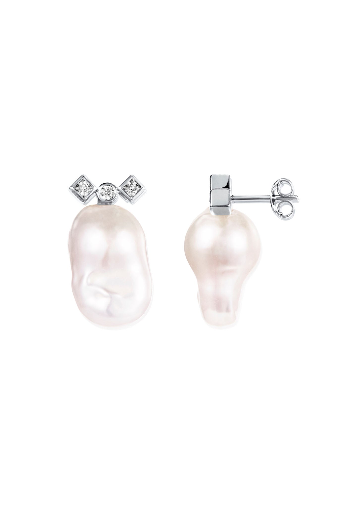 Efva Attling Twinkle & Unique Ear valkokultaiset korvakorut