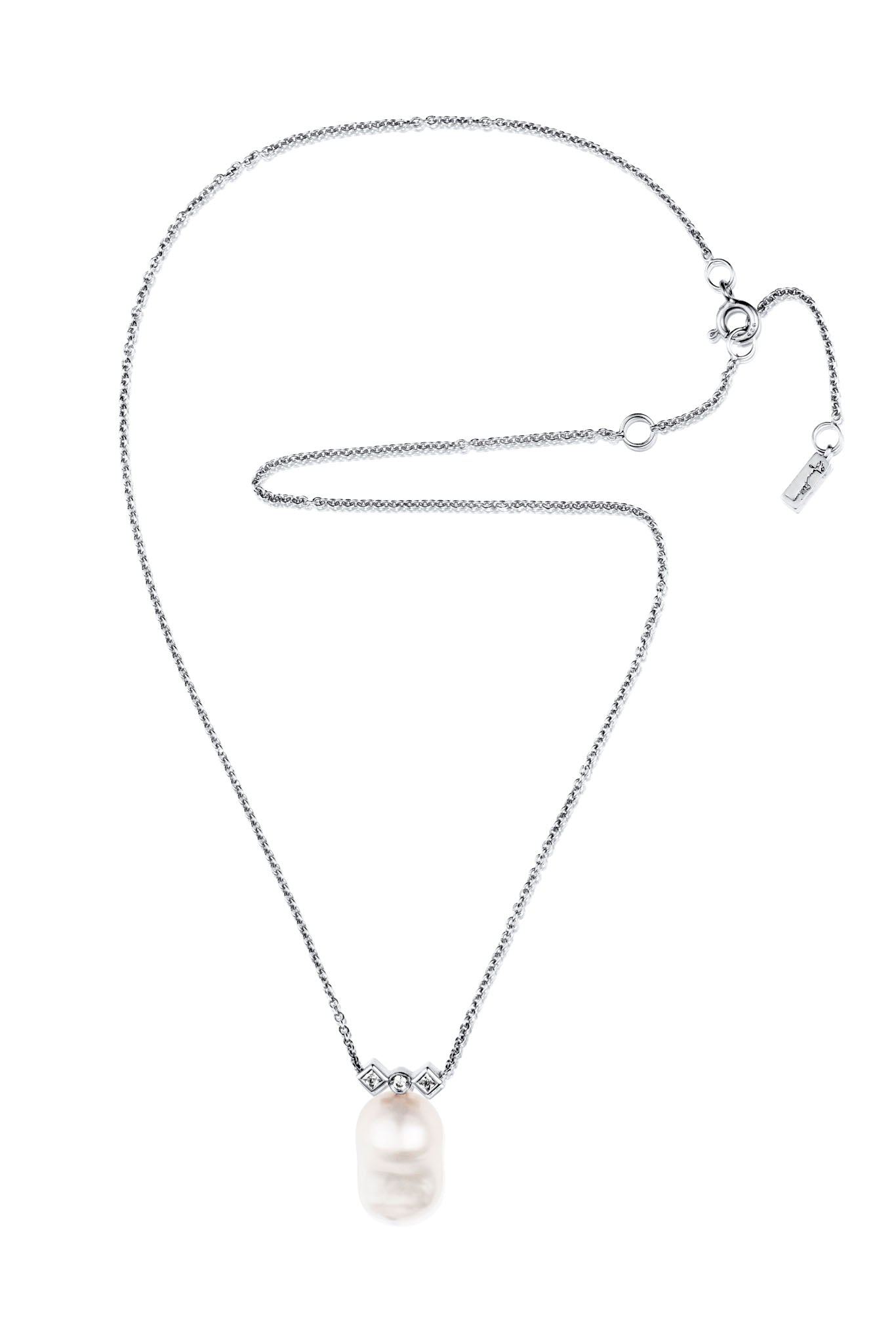 Efva Attling Twinkle & Unique Necklace valkokultainen kaulakoru