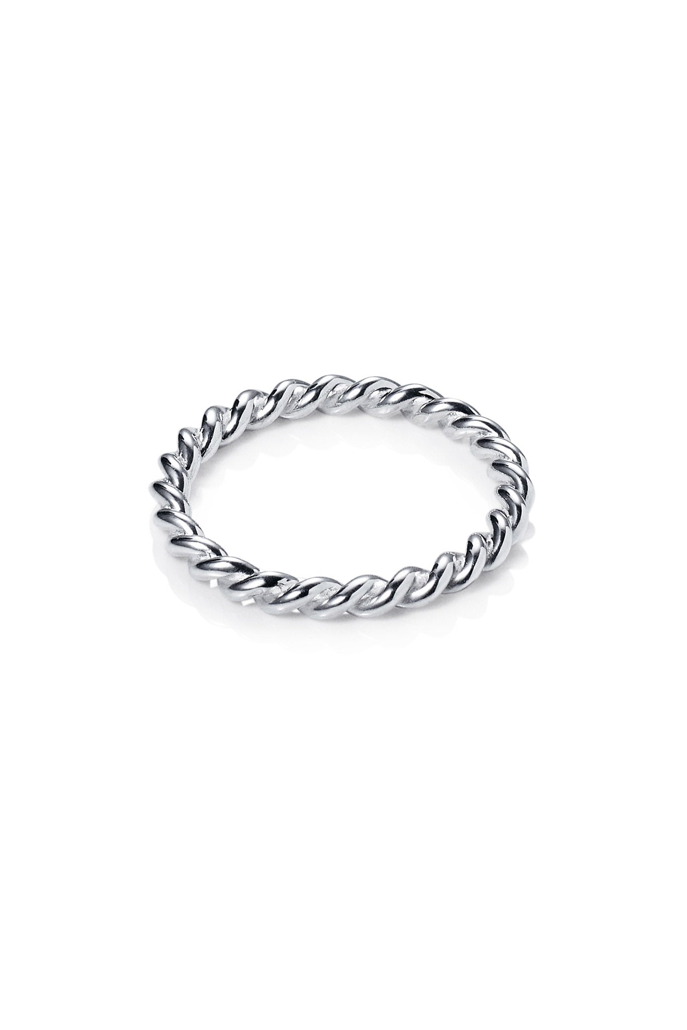 Efva Attling Wrapped Ring hopeinen sormus