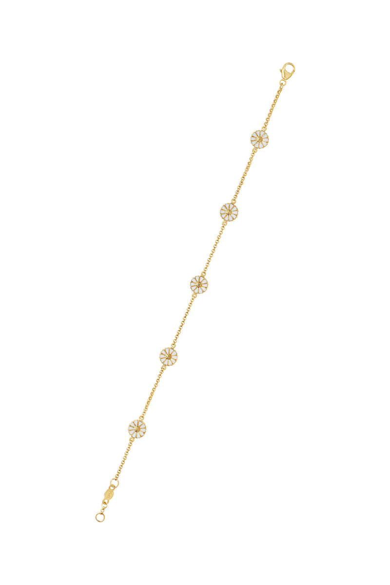 Georg Jensen Daisy kullattu hopeinen rannekoru 10018927 tuotekuva