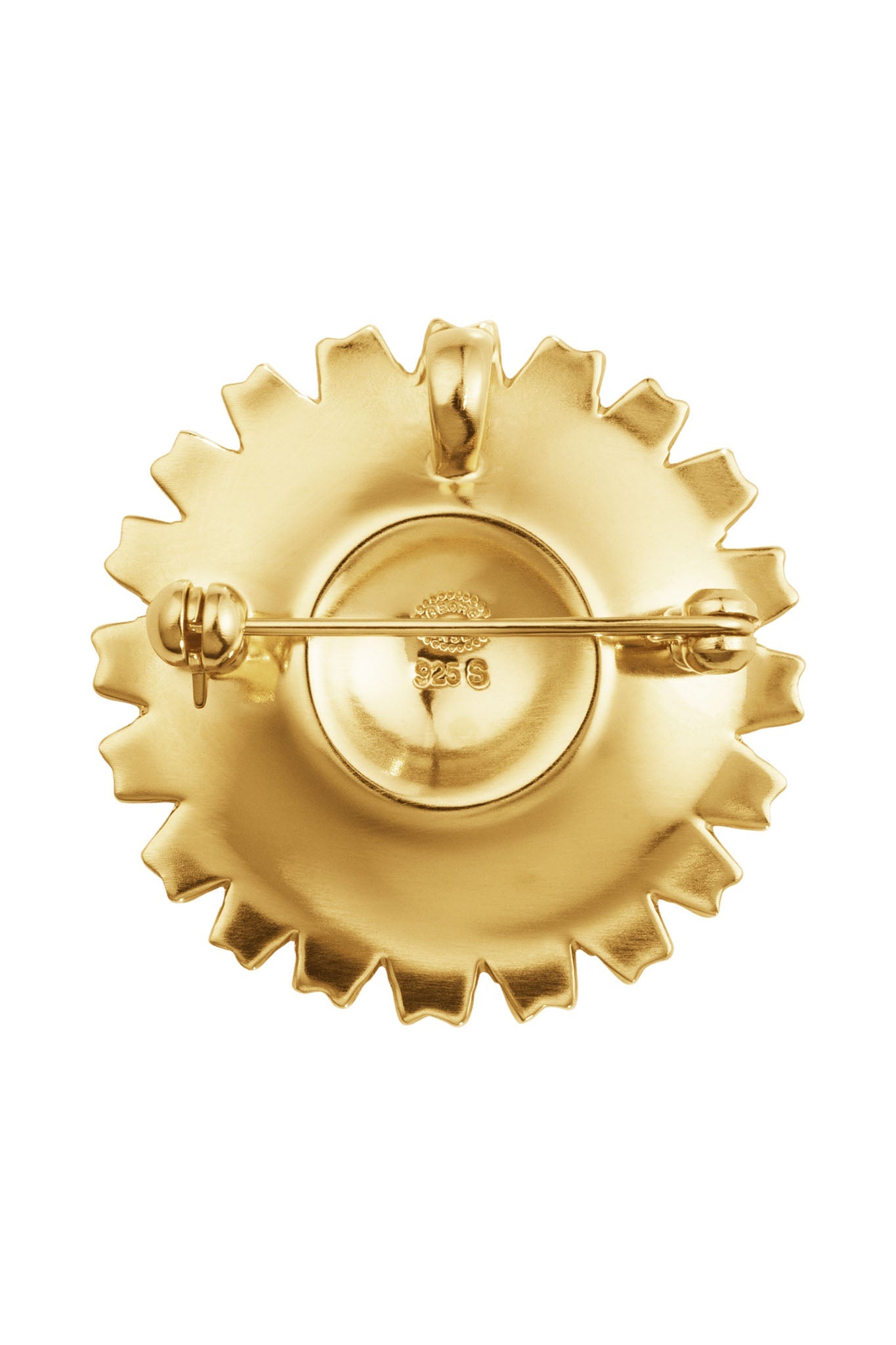 Georg Jensen Daisy kullattu rintakoru/riipus