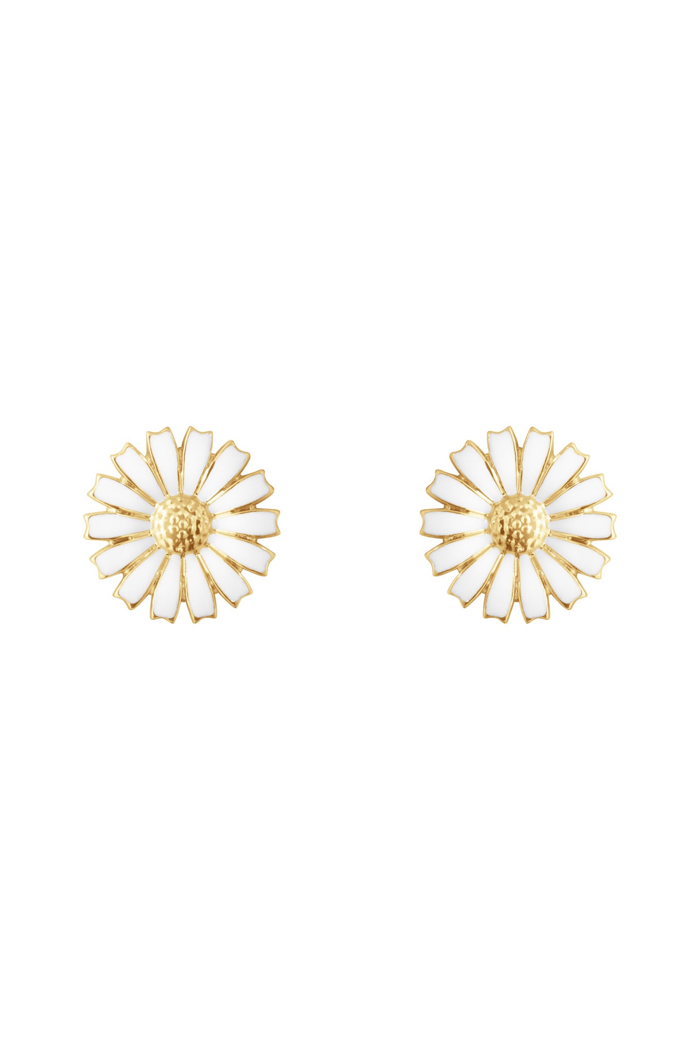 Georg Jensen Daisy 11 mm kullatut hopeiset korvakorut