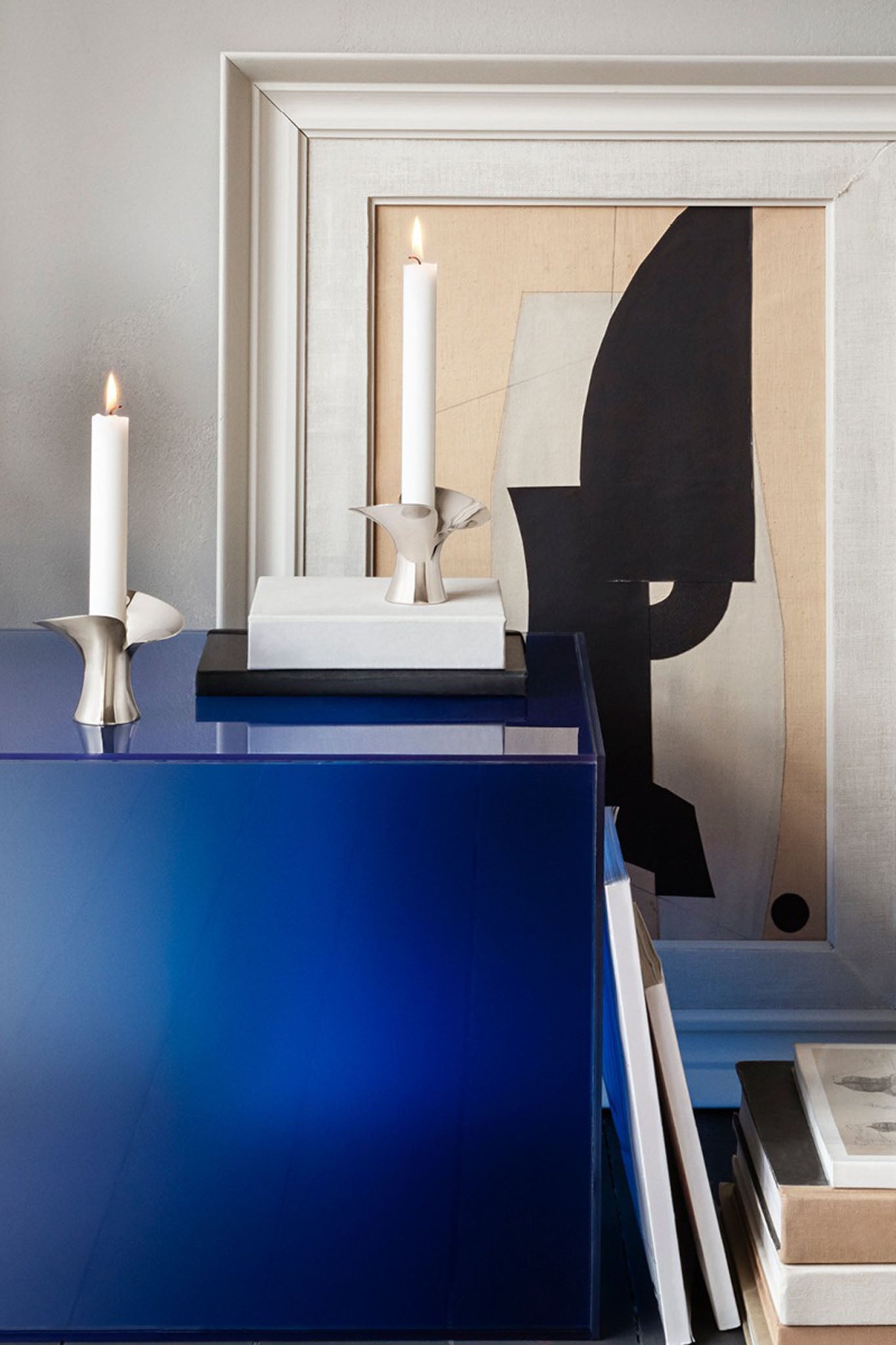 Georg Jensen Home Bloom kynttilänjalat 2kpl