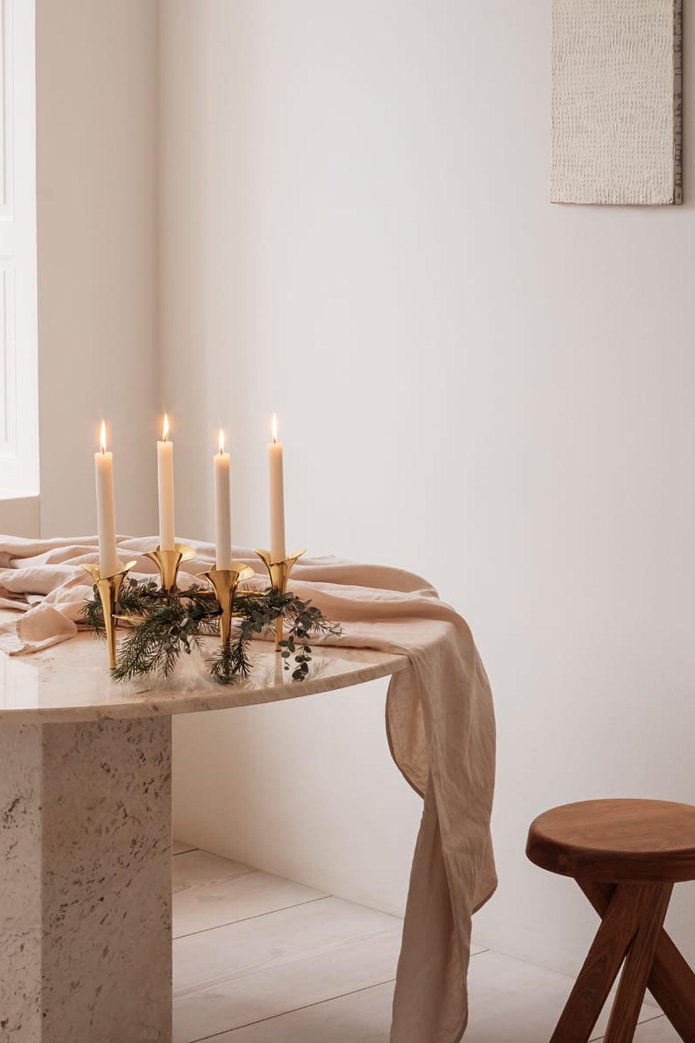 Georg Jensen Home Bloom Taper, kullansävyinen, kyntelikkö
