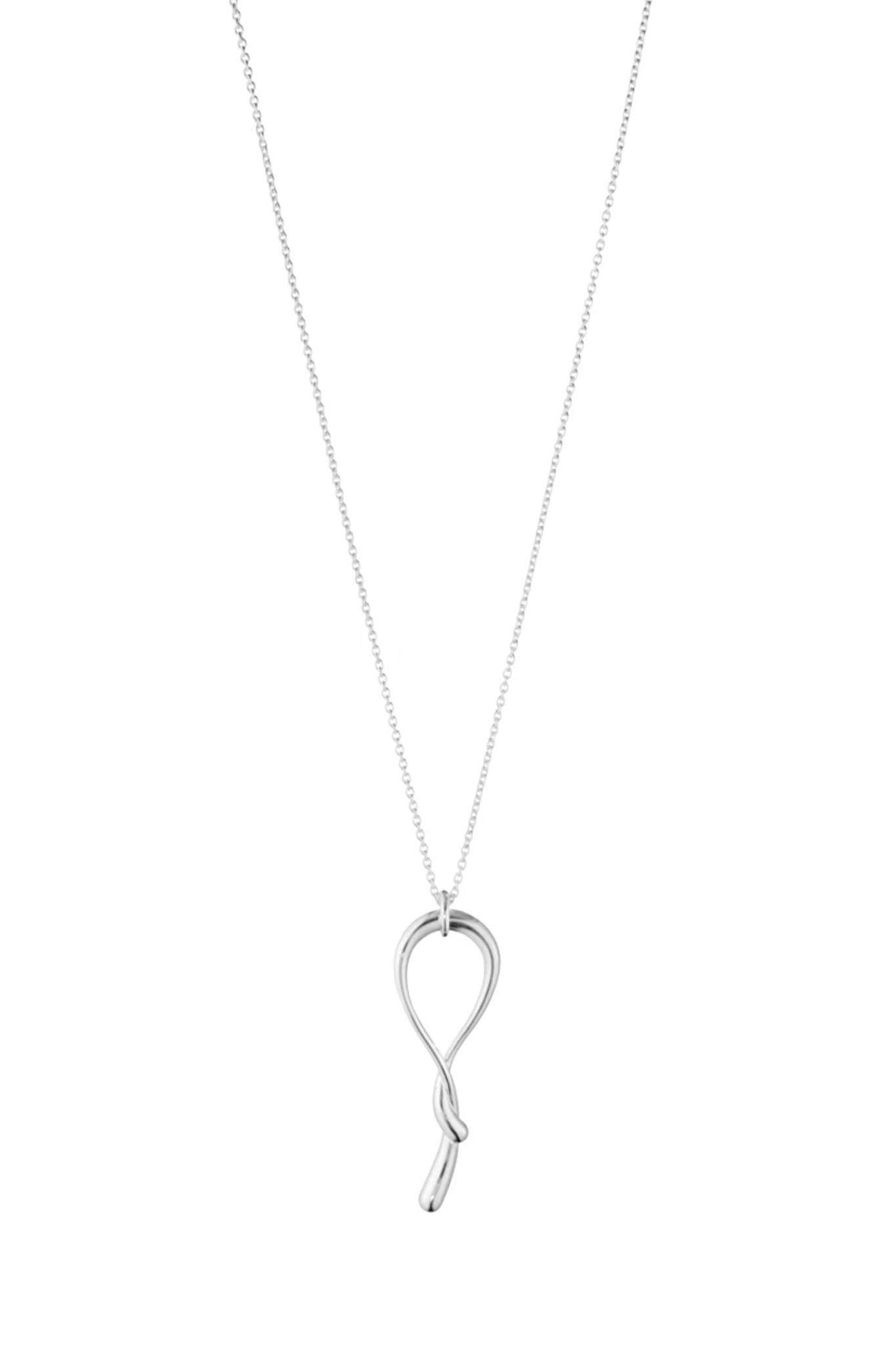 Georg Jensen Mercy Swirl hopeinen kaulakoru