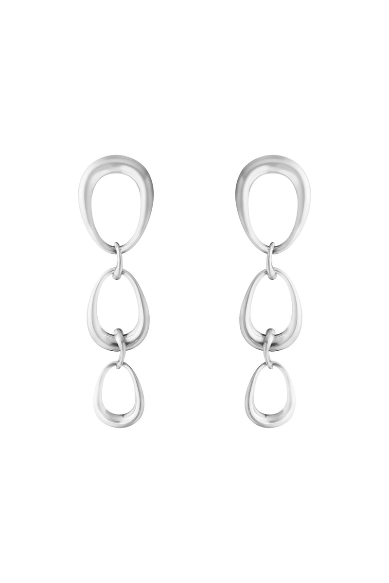 Georg Jensen Offspring hopeiset korvakorut 20001766 tuotekuva