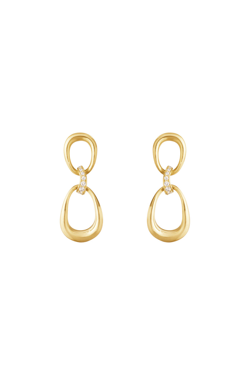 Georg Jensen Offspring kultaiset timanttikorvakorut 0,05ct 20001752 tuotekuva