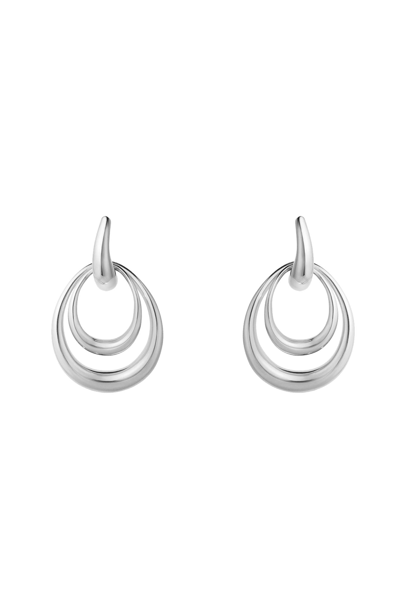 Georg Jensen Offspring Medium hopeiset korvakorut