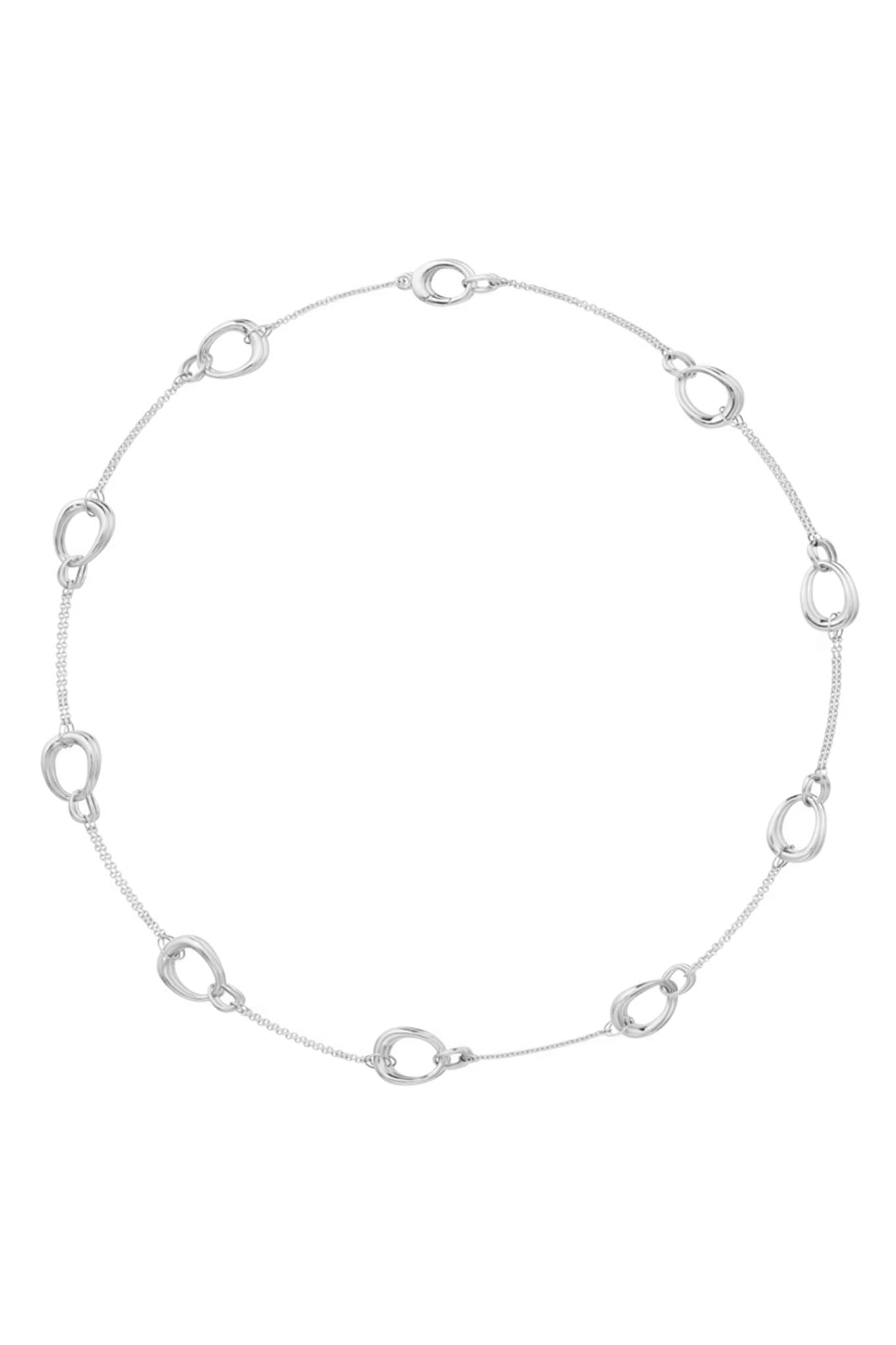 Georg Jensen Offspring Necklace hopeinen kaulakoru
