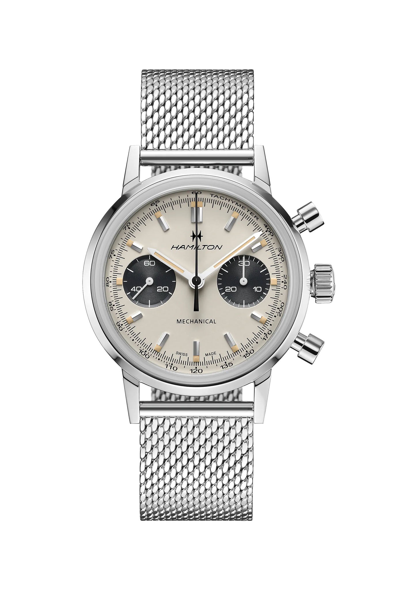 Hamilton Intra-Matic Chonograph H Mechanical rannekello