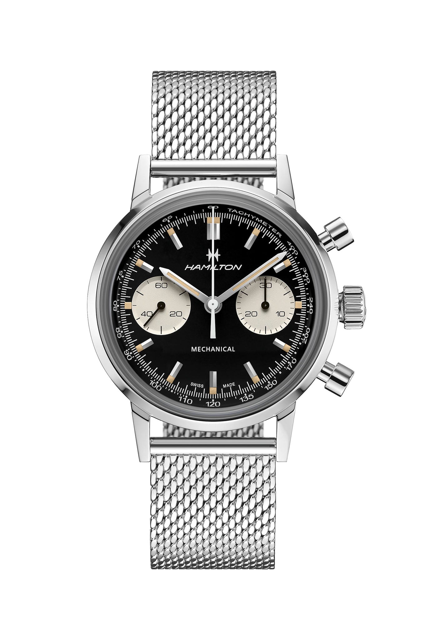 Hamilton Intra-Matic Chonograph H Mechanical rannekello