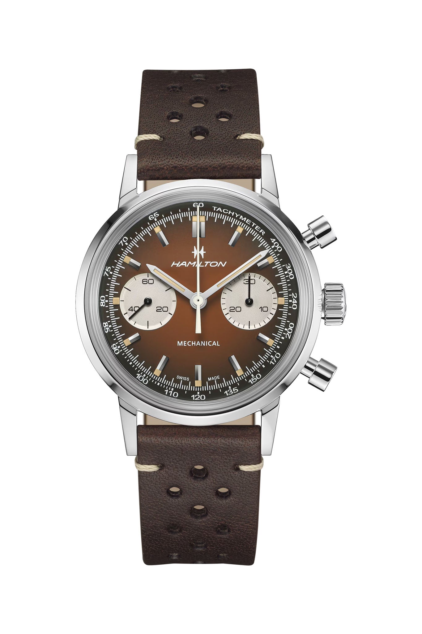 Hamilton Intra-Matic Chonograph H Mechanical rannekello