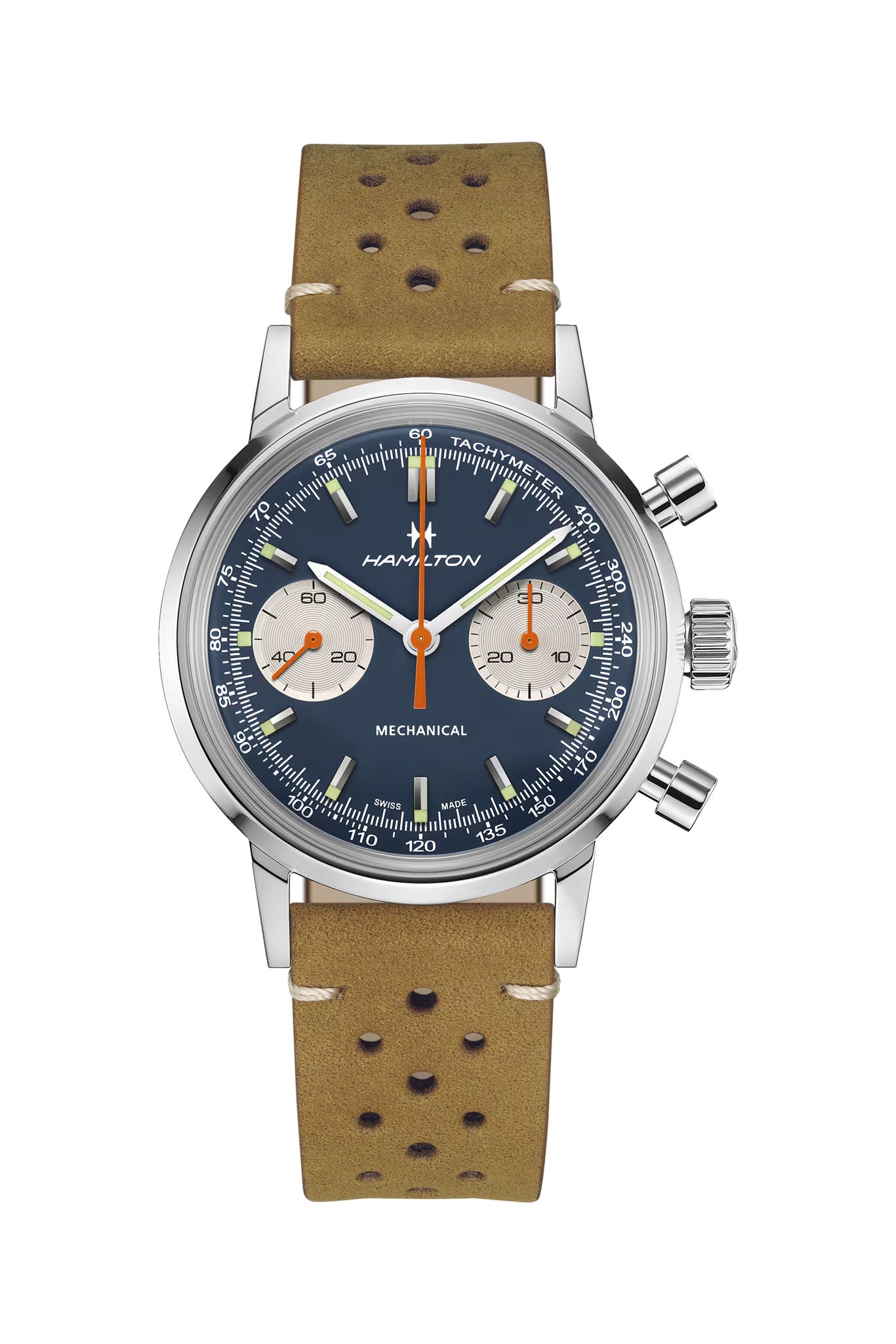 Hamilton Intra-Matic Chonograph H Mechanical rannekello