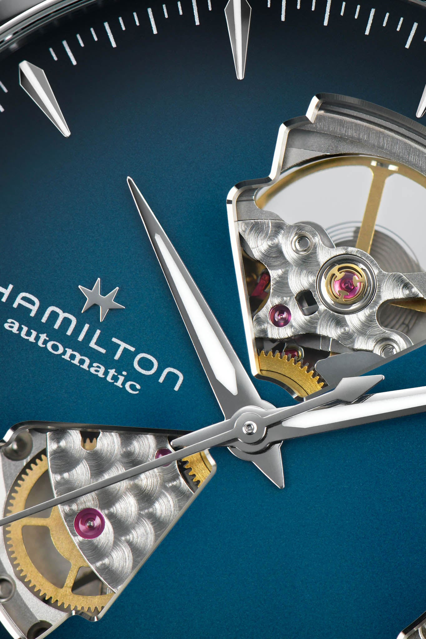 Hamilton Jazzmaster Open Heart 40 rannekello