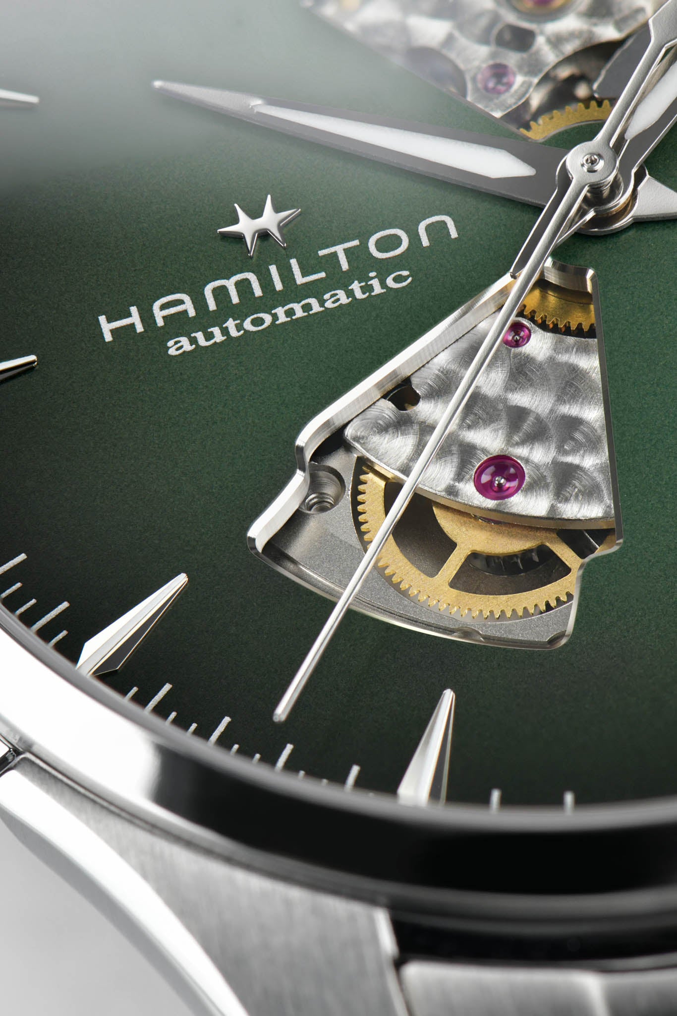 Hamilton Jazzmaster Open Heart 40 rannekello